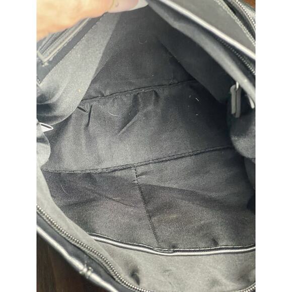 Vintage Liz Claiborne Black Crossbody Bag Adjustable Shoulder Strap​​ - Picture 8 of 14